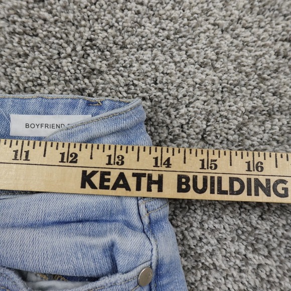 Judy Blue Jeans Womens 3 Light Denim Trouser Pants Boyfriend Stretch Faded Flex - Picture 5 of 13